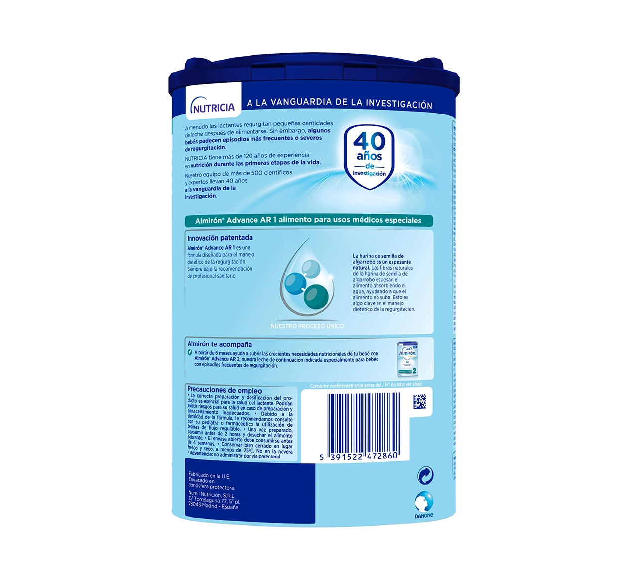 Almirón Advance AR 1 800g - Imagen 2
