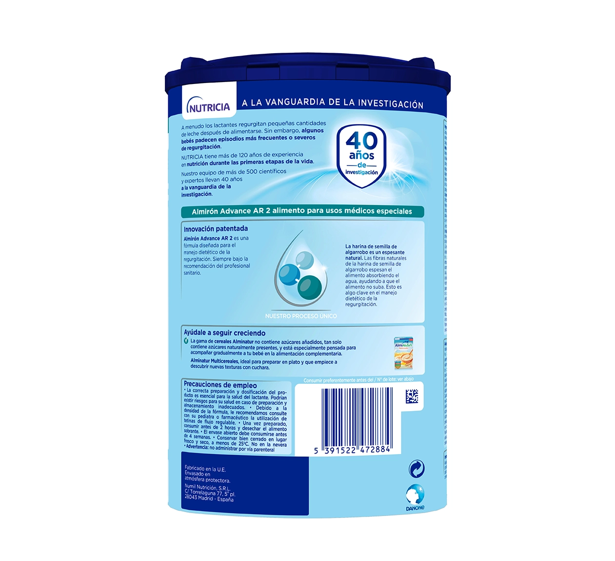 Almirón Advance AR 2 800g - Imagen 2