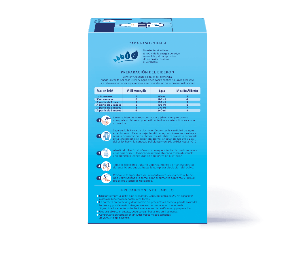 Almirón Advance 1, 1,2kg - Imagen 3