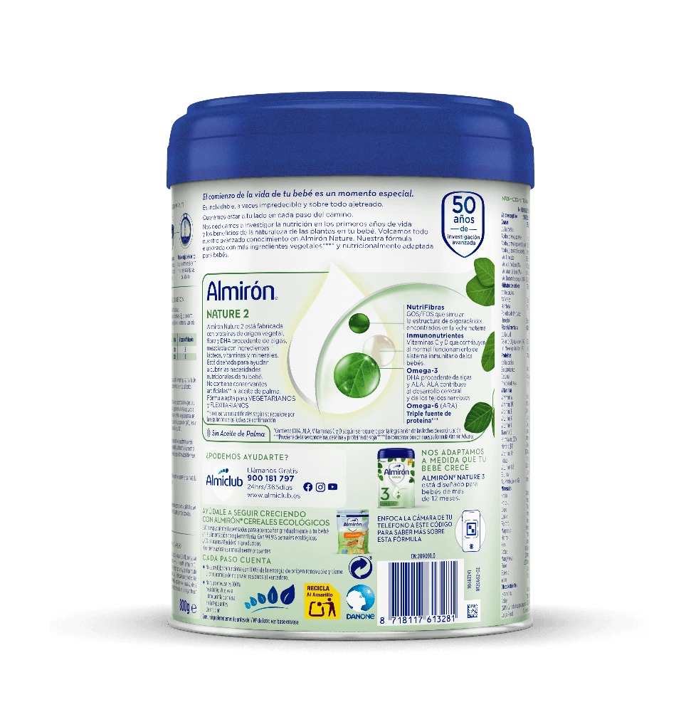 Almirón Nature 2, 800g - Imagen 3